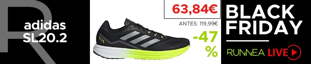 Las mejores ofertas de Black Friday en zapatillas running, adidas SL20.2