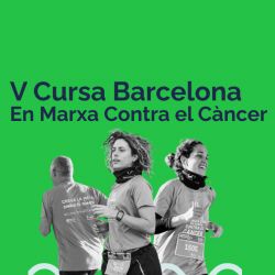 Cartel - Carrera en Marcha Contra el Cáncer Barcelona 2021