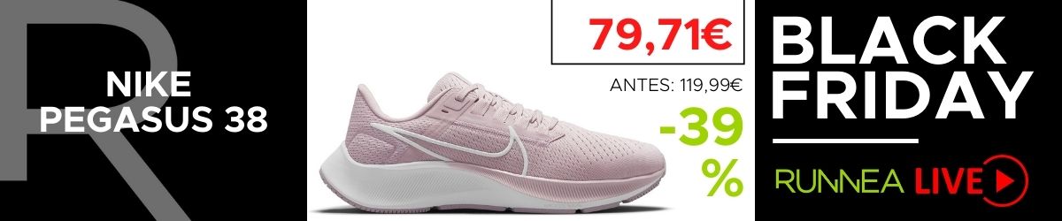 EN DIRECTO: Las mejores ofertas de Black Friday en zapatillas running. Nike Pegasus 38