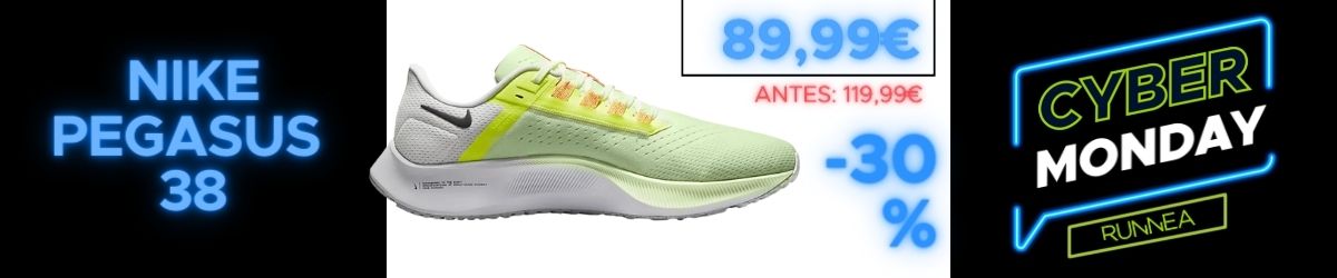 Mejores ofertas running del Cyber Monday 2021 de Nike - Nike Pegasus 38 hombre