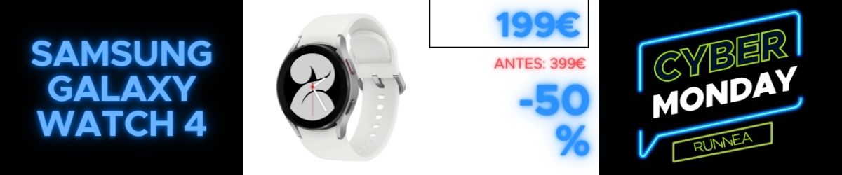 EN DIRECTO: Las mejores ofertas de Cyber Monday en zapatillas running. Samsung Galaxy Watch4