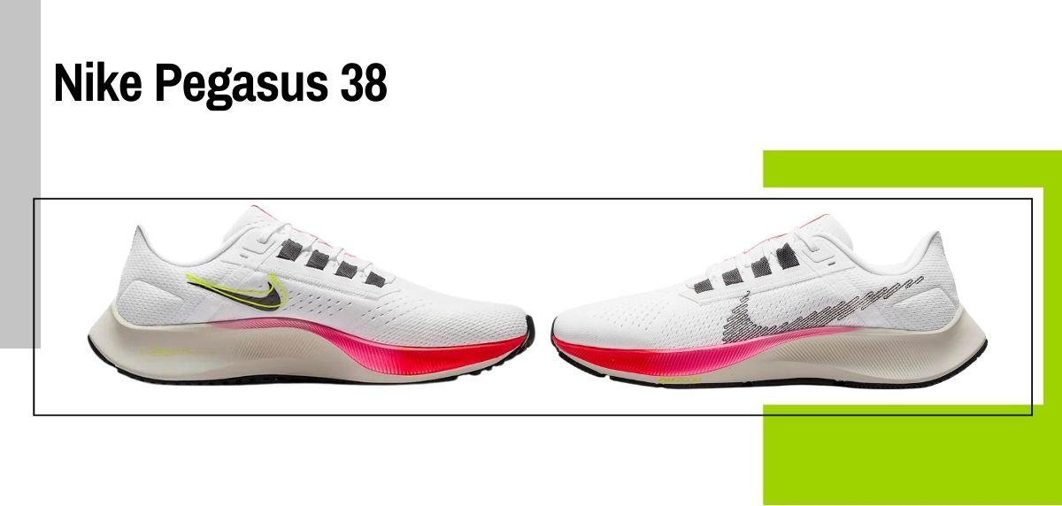 Nike Pegasus 38 en zapatillas de asfalto