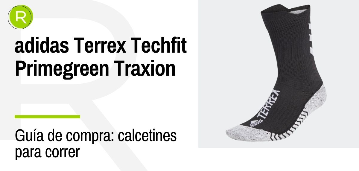 Mejores modelos de calcetines de running - adidas Terrex Techfit Primegreen Traxion
