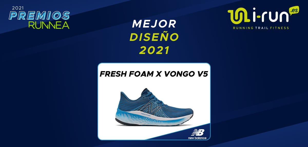 IX Premios RUNNEA 2021 - mejor rediseño en zapatilla running: New Balance Fresh Foam X Vongo v5