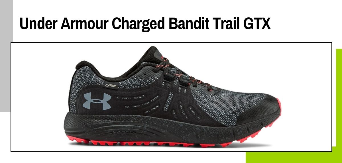 Mejores zapatillas trail running 2021, Under Armour Charged Bandit Trail GTX