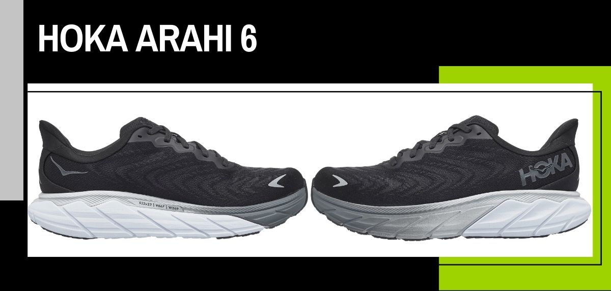 Os melhores ténis de sapatilhas de running para sobrepronadores - HOKA Arahi 6
