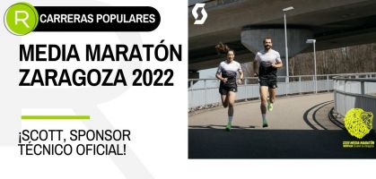 SCOTT se suma al reto de la Media Maratón de Zaragoza 2022 como patrocinador oficial