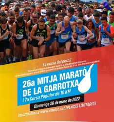 Cartel - Mitja Marató La Garrotxa 2022