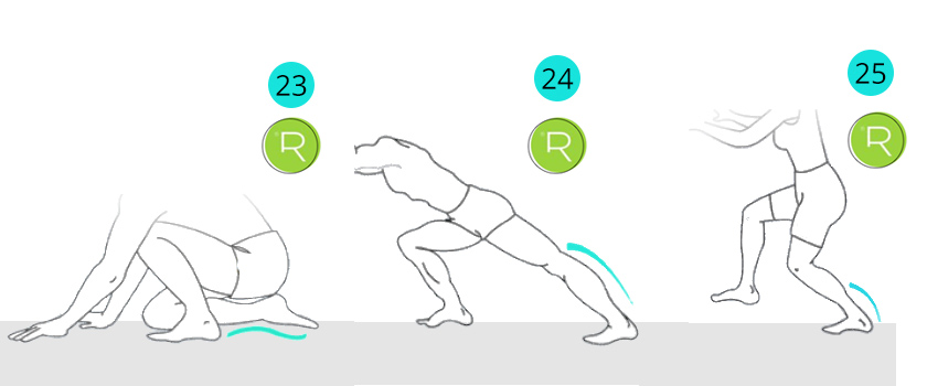 Dopo la corsa scheda di stretching - Foto della routine di esercizi 8