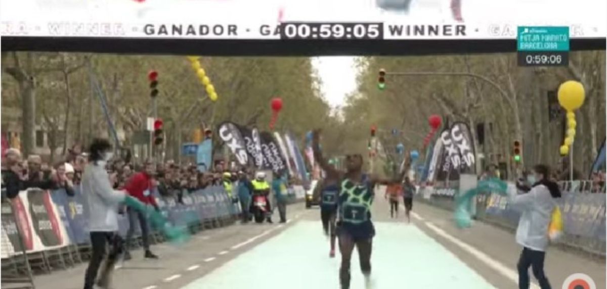 haftu telku ganador de la media maraton barcelona