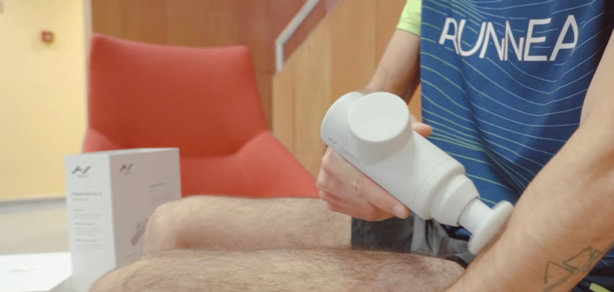 Hyperice Hypervolt Go 2: antebrazo