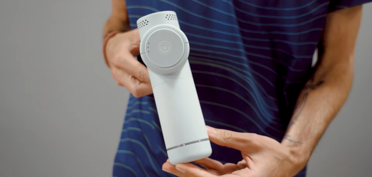 Hyperice Hypervolt Go 2: botón