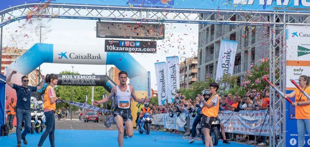 Clasificación 10K Zaragoza 2022: Toni Abadía y Malika Asahssah ganadores de la carrera