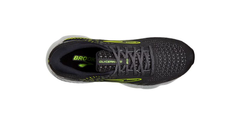  Brooks Glycerin StealthFit GTS 20 - Tenis de correr para hombre,  Azul/Ébano/Lima : Ropa, Zapatos y Joyería