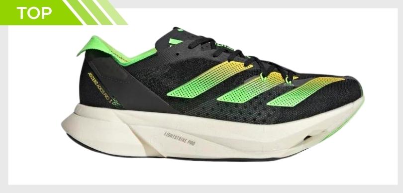 Meilleures chaussures de running avec plaque de carbone - adidas Adizero Adios 3