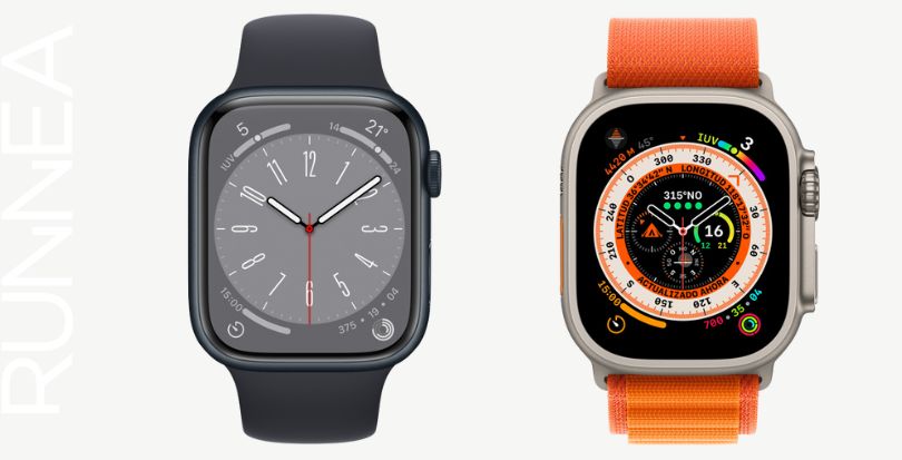 Points communs entre l'Apple Watch Series 8 et l'Apple Watch Ultra