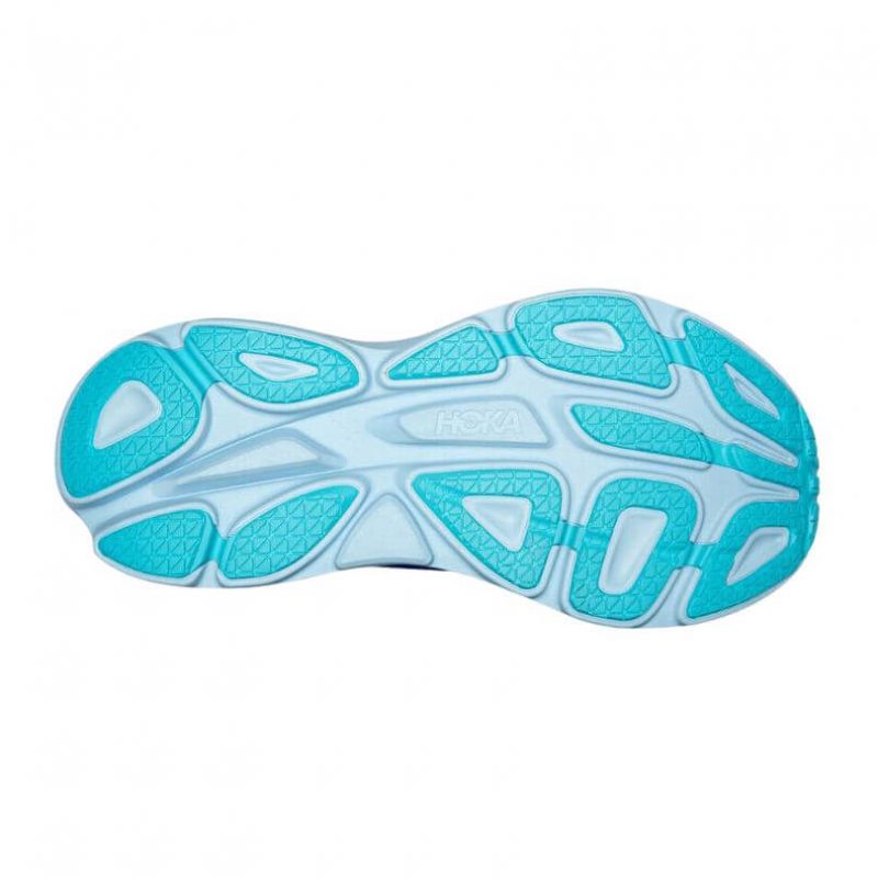 Zapatos informales para correr Hoka Bondi 8 piel de tiburón puerto niebla  beige para mujer 1127952-SSEG