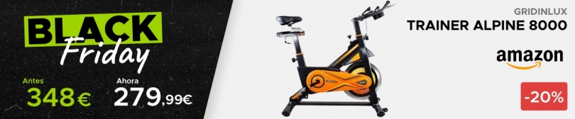 Amazon Black Friday 2022 - Gridinlux Trainer Alpine 8000 bici spinning