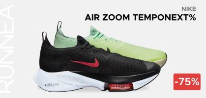 Nike Air Zoom Tempo NEXT% pour 74,98€ avant 199,99€ (-75% de réduction)
