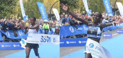 Clasificación Maratón de San Sebastián 2022: Sisay Fekadu y Rebbeca Sirwanei ganadores de la Maratón de Donosti