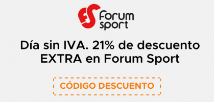 Consigue solo hoy un 21% de descuento EXTRA en Forum Sport en productos ya rebajados