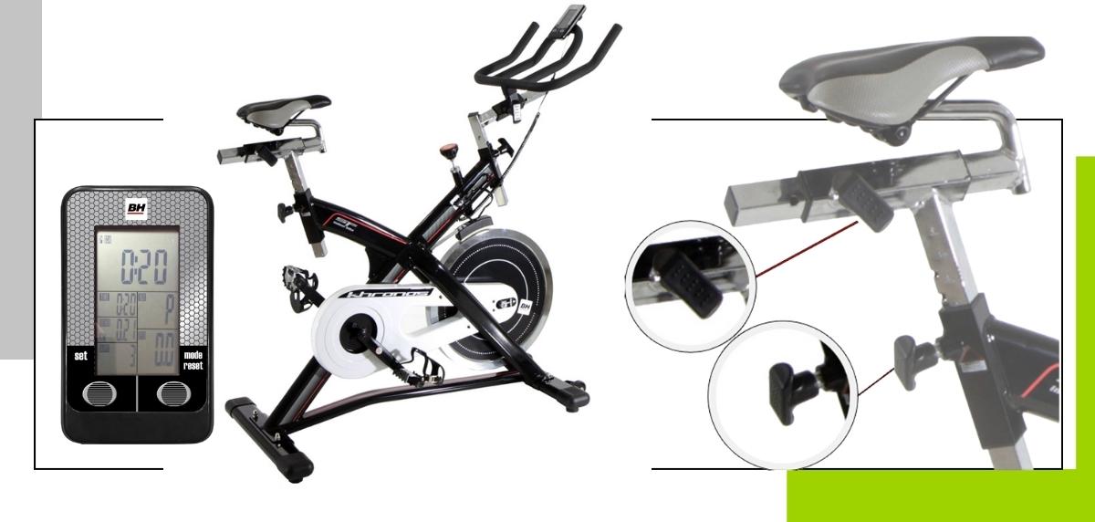 mejores bicicletas de spinning para entrenar en casa a buen precio - BH Khronos