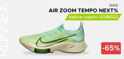 Nike Air Zoom Tempo Next% por 89,98€ antes 199,99€ (-65% de descuento)