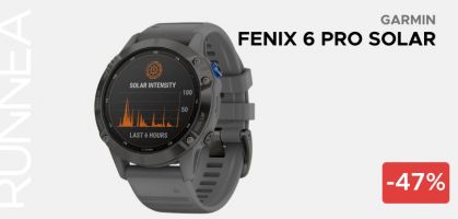 Garmin Fenix 6 Pro Solar por 449€ antes 849,99€ (-47% descuento)