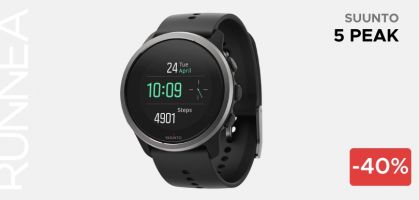 Suunto 5 Peak por 179€ antes 299,99€ (-40% descuento)