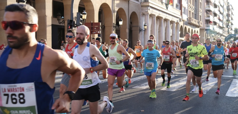 Maratón de Logroño 2023: Corredores
