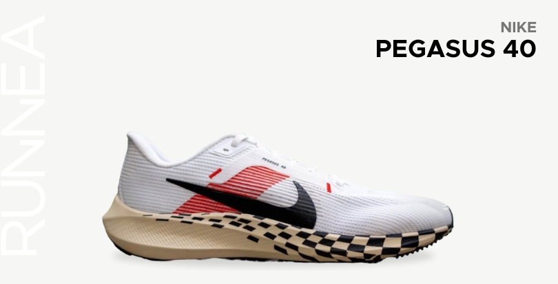 Perfil de runner de las Nike Pegasus 40 - edición especial Eliud Kipchoge