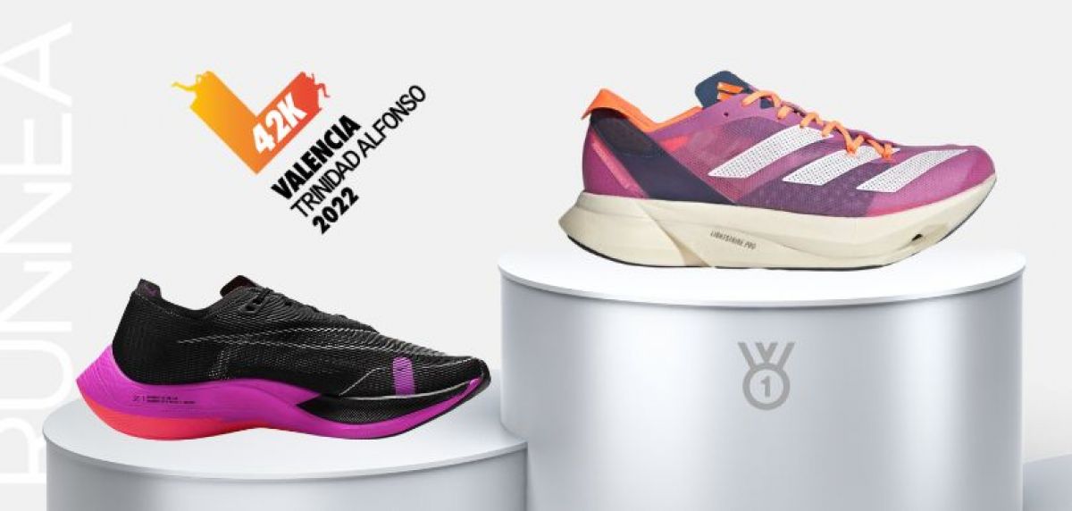 Adidas le gana la batalla Nike como zapatillas ganadoras de la Maratón de Valencia 2022