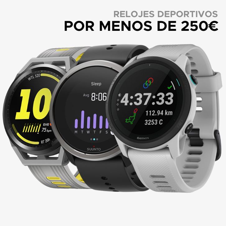 Los 9 mejores relojes deportivos para regalar por menos de 250€