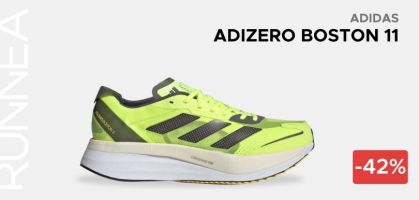 adidas Adizero Boston 11 por 89,59€ en Alltricks (antes 160€) aplicando el código descuento