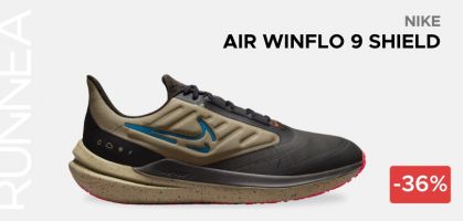 Nike Air Winflo 9 Shield por 70,39€ antes 110€ (-36% de descuento)