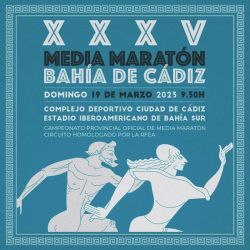 Cartel - Media Maratón Cádiz 2023