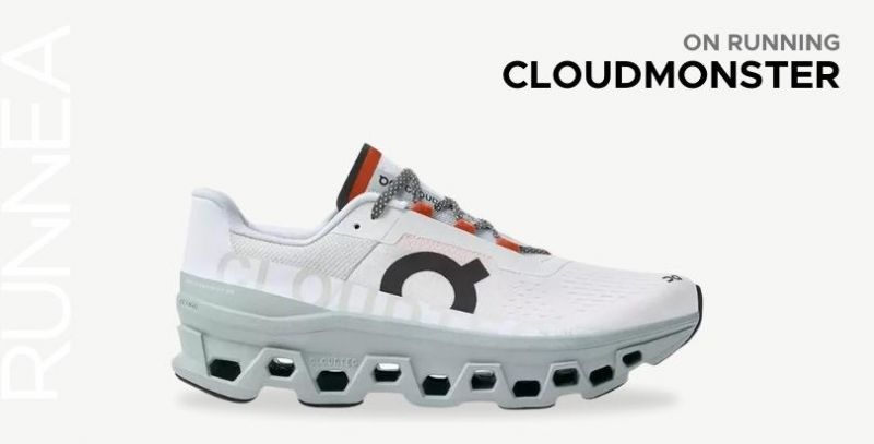 Zapatillas Running Mujer On Cloud Monster Blanca