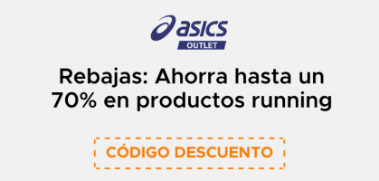 Rebajas ASICS Outlet. Hasta un 70% de descuento