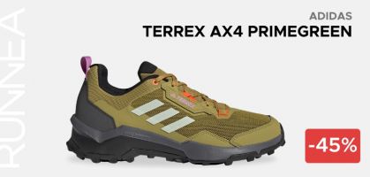 adidas Terrex AX4 Primegreen por 65,99€ antes 120€ (-45% de descuento), zapatilla trekking superventas