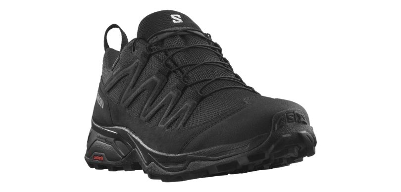 Salomon X Ward Leather Gore-tex negro zapatillas trekking hombre