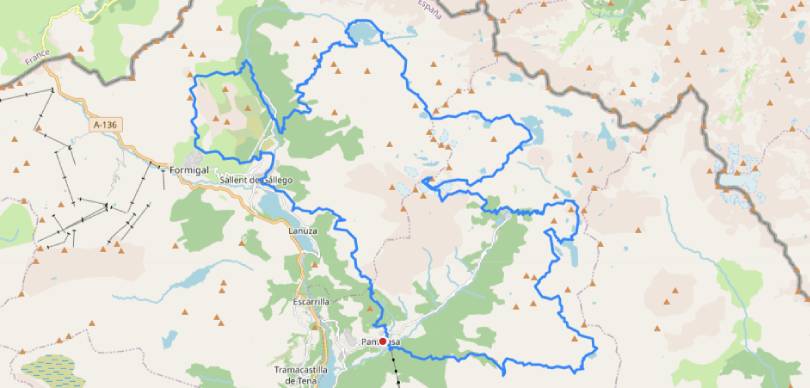 Trail Valle de Tena 2023: Mapa