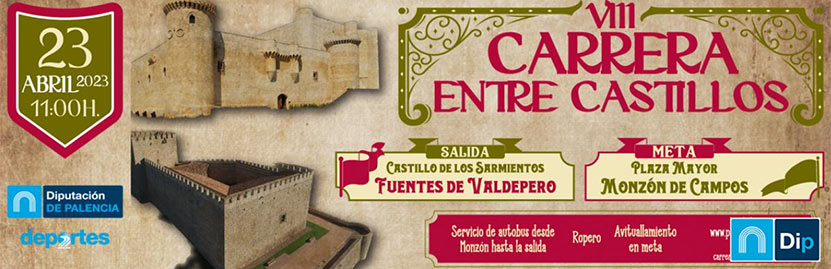 Detalles del recorrido de la Carrera Entre Castillos 2023 de Palencia