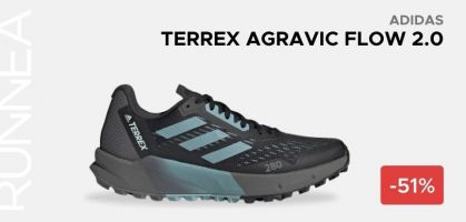 adidas Terrex Agravic Flow 2.0 por 67,99€ para mujer antes 140€ (-51% de descuento)