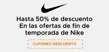 Aprovecha los descuento de fin de temporada de Nike ¡Con descuentos de hasta el 50%!