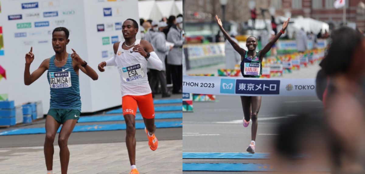 Clasificación Maratón Tokio 2023: Deso Gelmisa y Rosemary Wanjiru, ganadores de la primera World Marathon Major de 2023