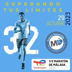 Cartel - Media Maratón de Málaga 2023