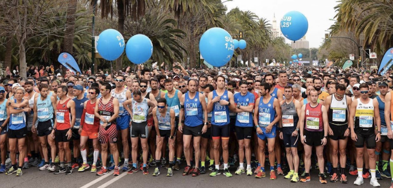 Media Maratón de Málaga 2023: Salida