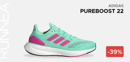 adidas Pureboost 22 por 81,95€ para mujer antes 130€  (-37% de descuento)