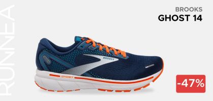 Brooks Ghost 14 por 79,99€ antes 150€ (-47% de descuento)