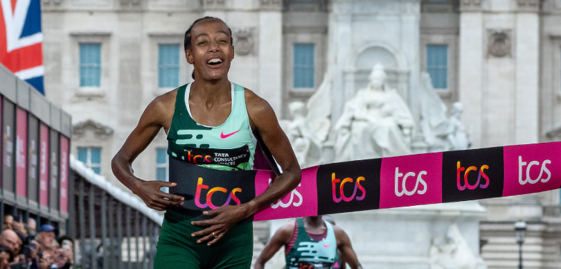 Maratón de Londres: Ganadora